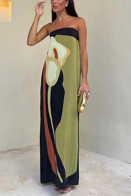 Strapless Maxi Dress