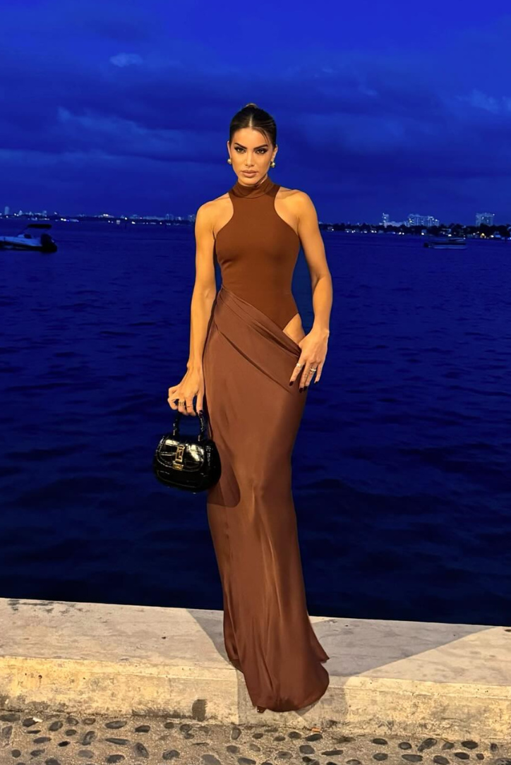 Asymmetrical Maxi Dress