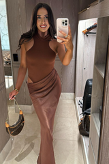 Asymmetrical Maxi Dress