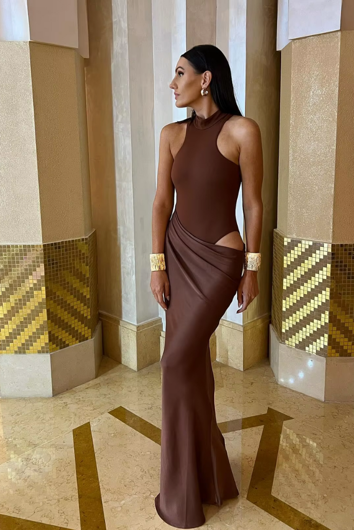 Asymmetrical Maxi Dress