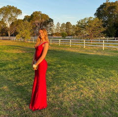 Herve Leger Round Neck Gown