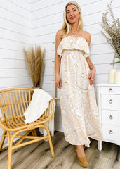 Tube Layered Floral Dress