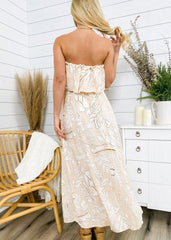 Tube Layered Floral Dress