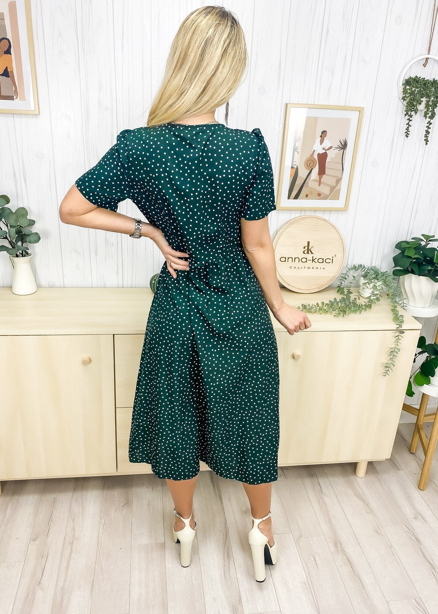 Polka Dot Casual Dress