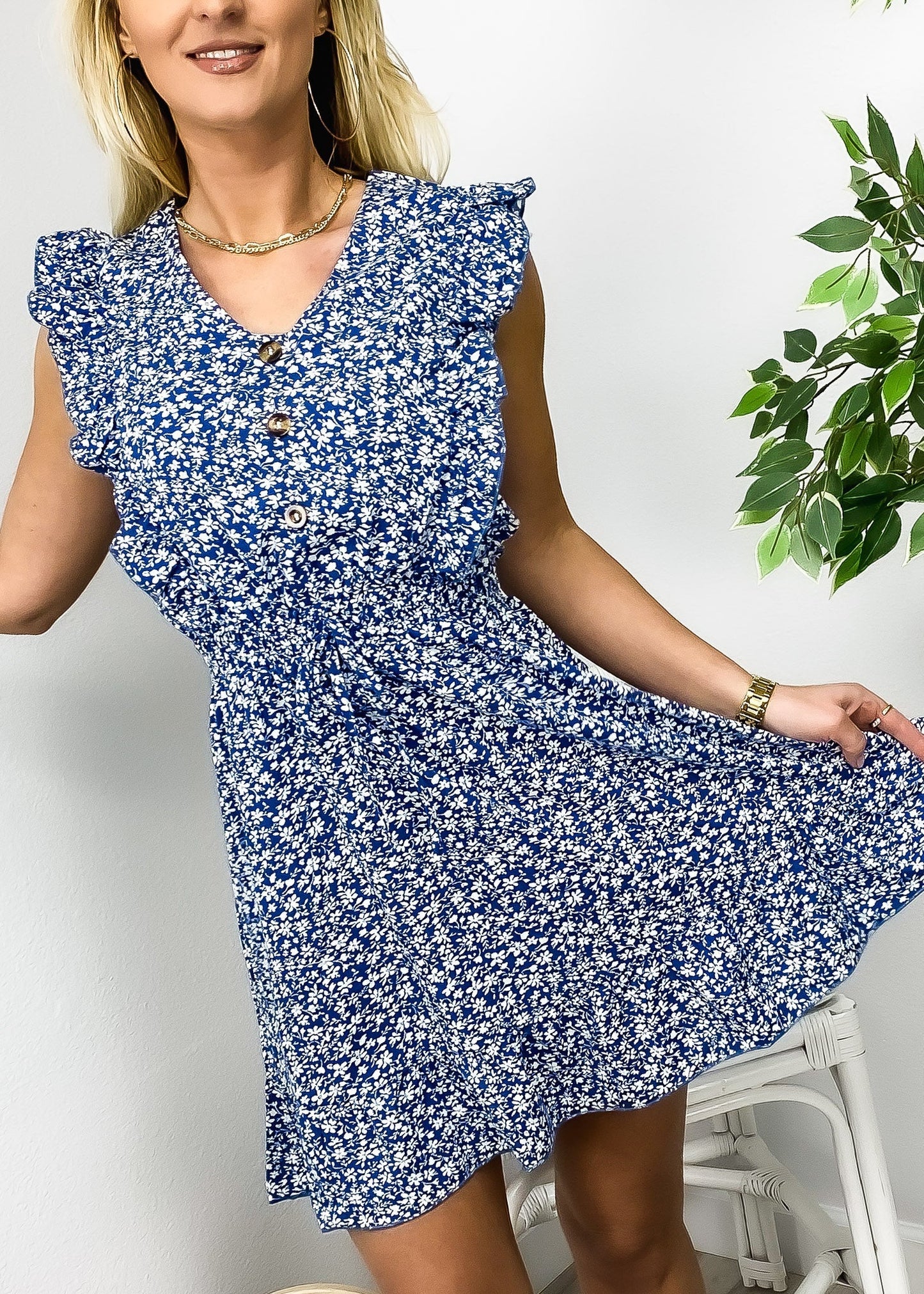 Ditsy Floral Classic Dress