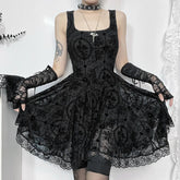 Soft Frilled Small Dress Black / S