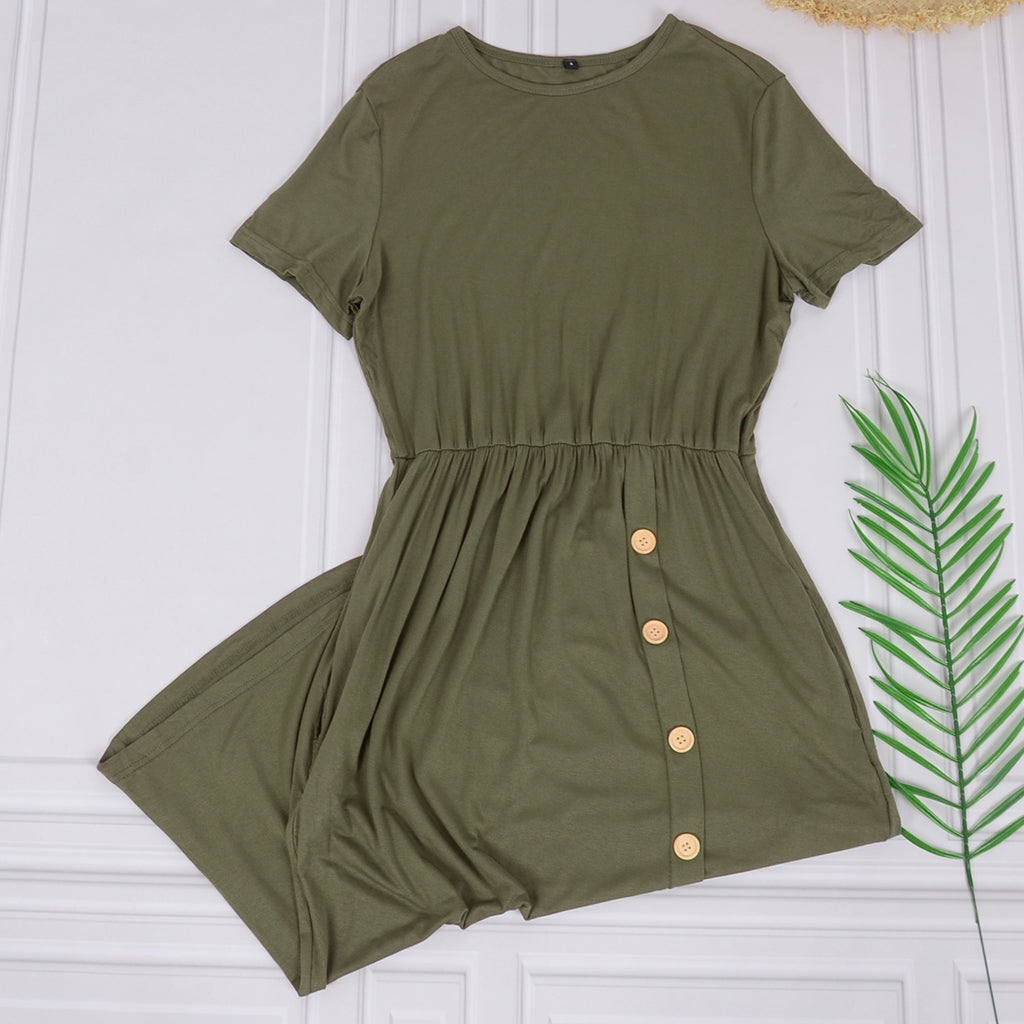 Button Down Layering Dress