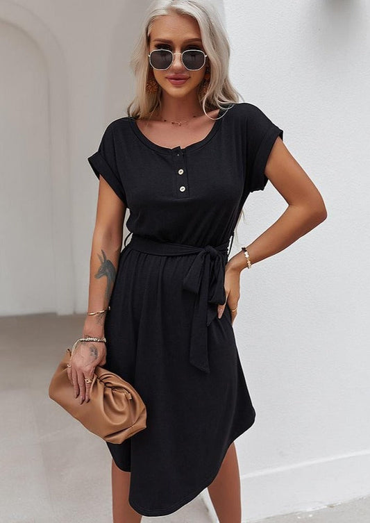 Henley Tie Classic Dress