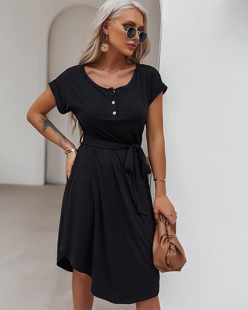 Henley Tie Classic Dress