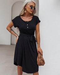 Henley Tie Classic Dress