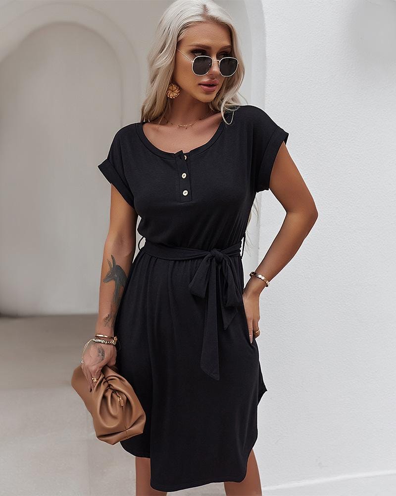 Henley Tie Classic Dress
