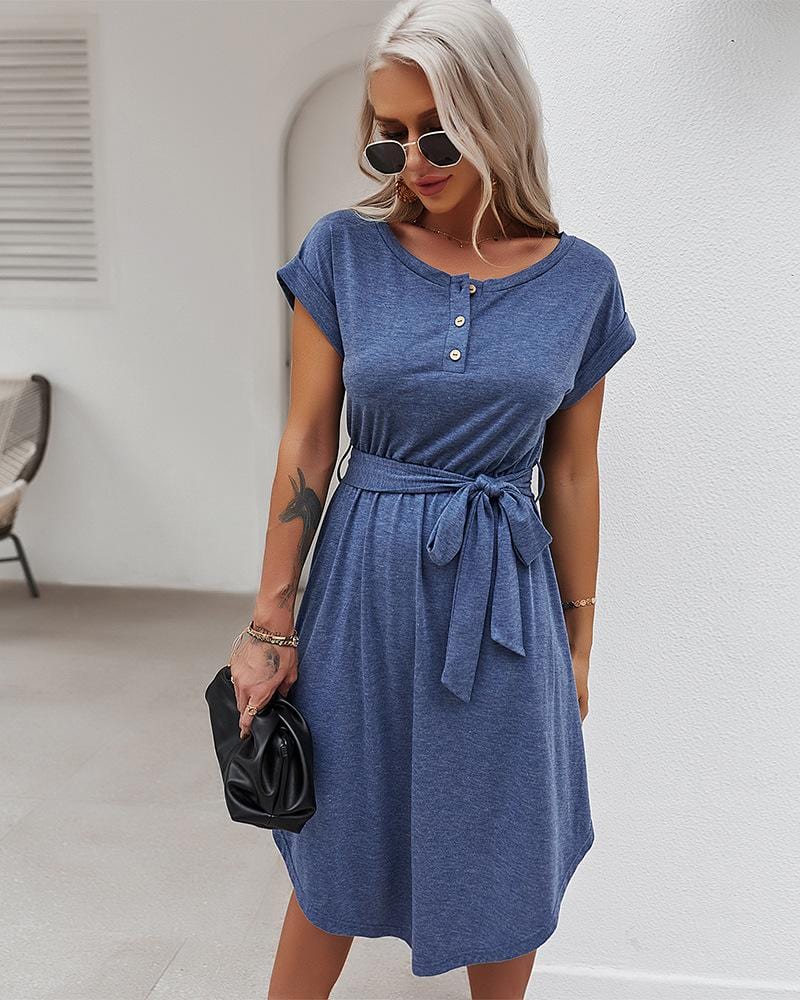 Henley Tie Classic Dress