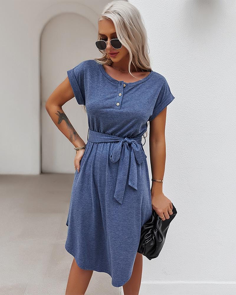 Henley Tie Classic Dress