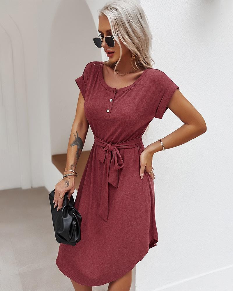 Henley Tie Classic Dress