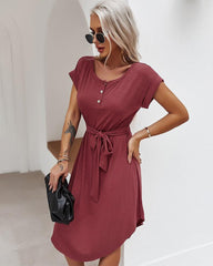 Henley Tie Classic Dress