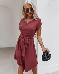Henley Tie Classic Dress