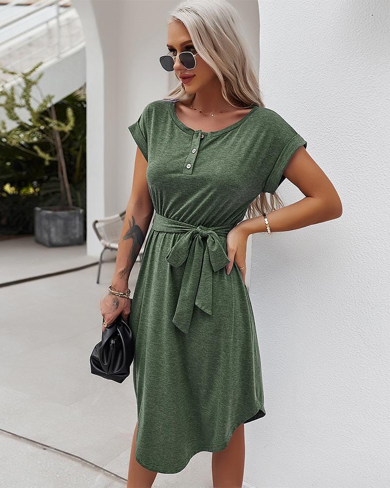 Henley Tie Classic Dress