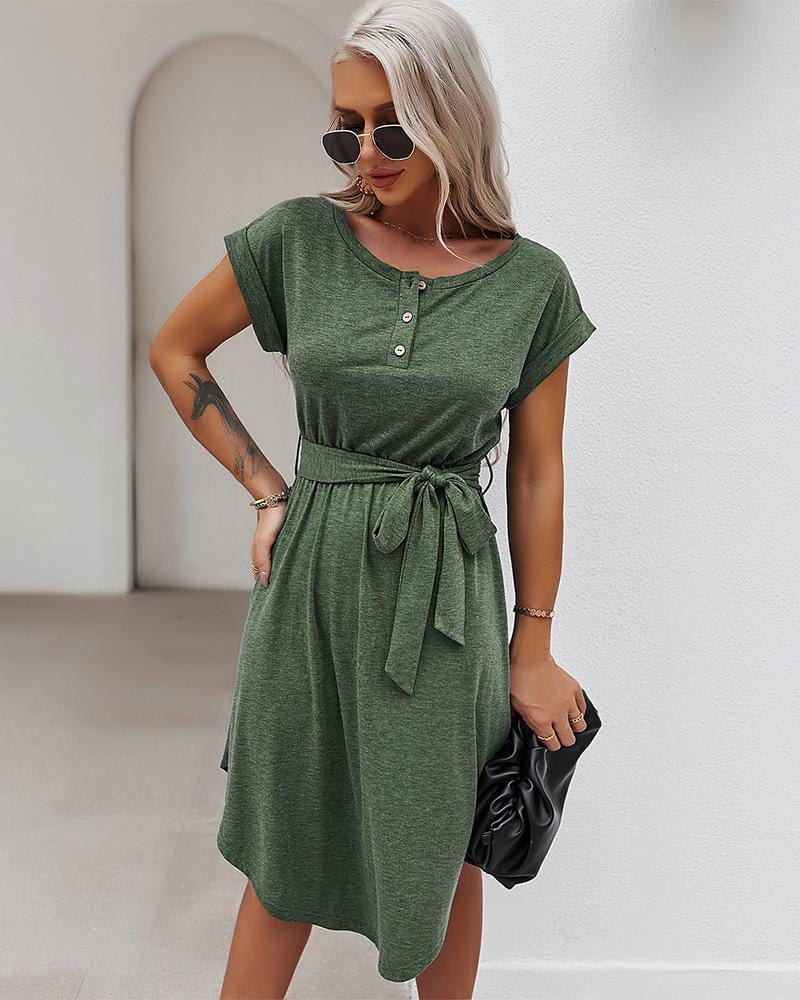 Henley Tie Classic Dress
