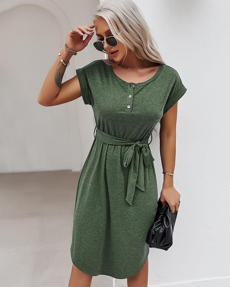 Henley Tie Classic Dress
