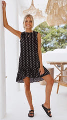 Polka Dot Ruffle Dress