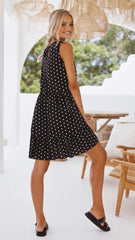 Polka Dot Ruffle Dress
