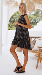 Polka Dot Ruffle Dress