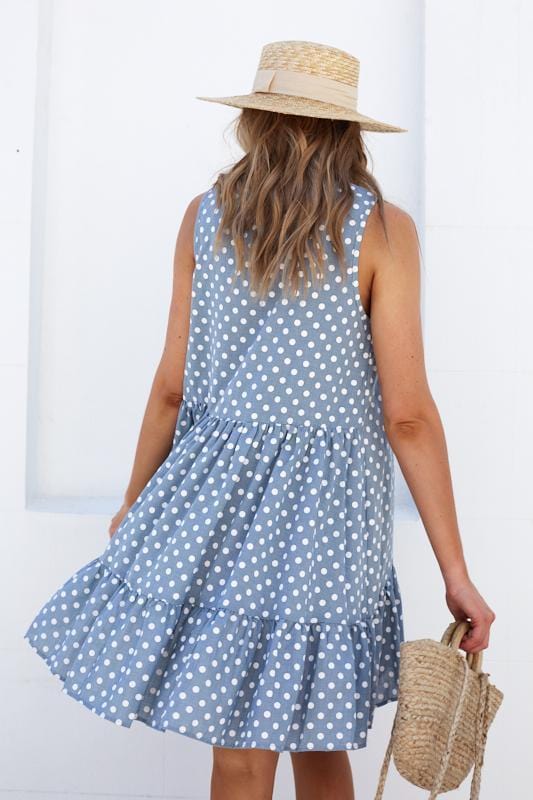 Polka Dot Ruffle Dress