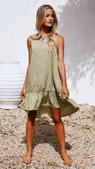Polka Dot Ruffle Dress