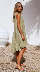 Polka Dot Ruffle Dress