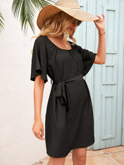 Easy Flared Sleeve Dress