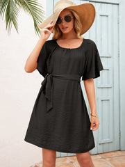 Easy Flared Sleeve Dress