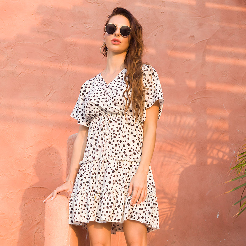 Floral Print Tiered Dress