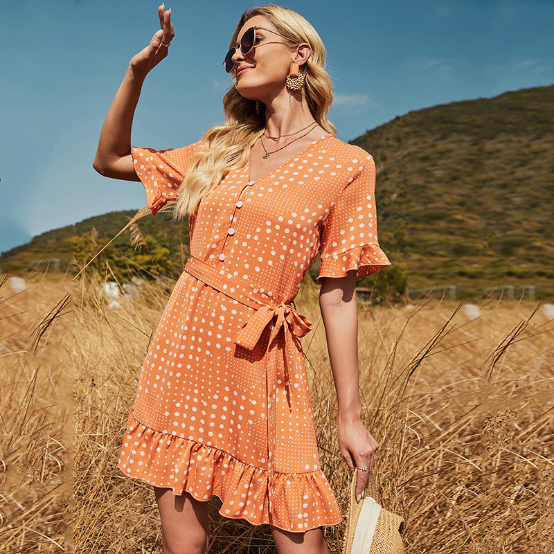 Soft Button Classic Dress