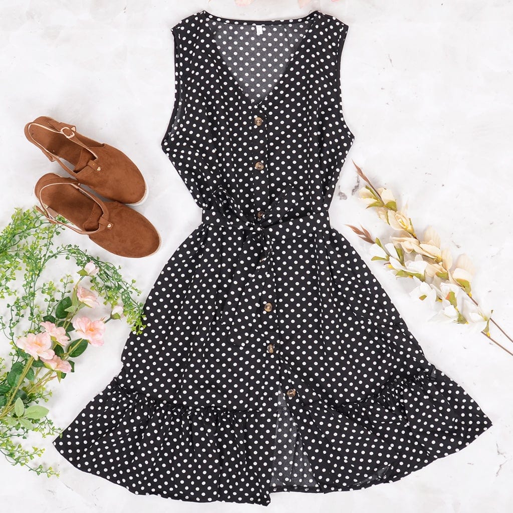 Smocked Wrap Off-Shoulder Dress
