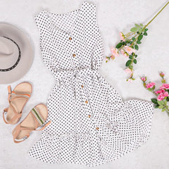 Smocked Wrap Off-Shoulder Dress