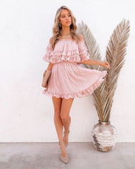 Go the Flow Ruffle Tunic Dress