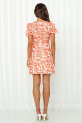 Plunge Neck Sleeve Dress