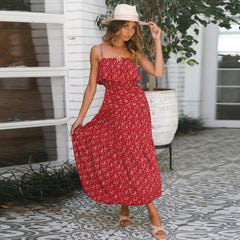 Ruffle Maxi Boho Dress