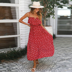 Ruffle Maxi Boho Dress