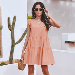 V Neck Sleeve Dress