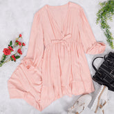Flowy Ruffle Tunic Dress