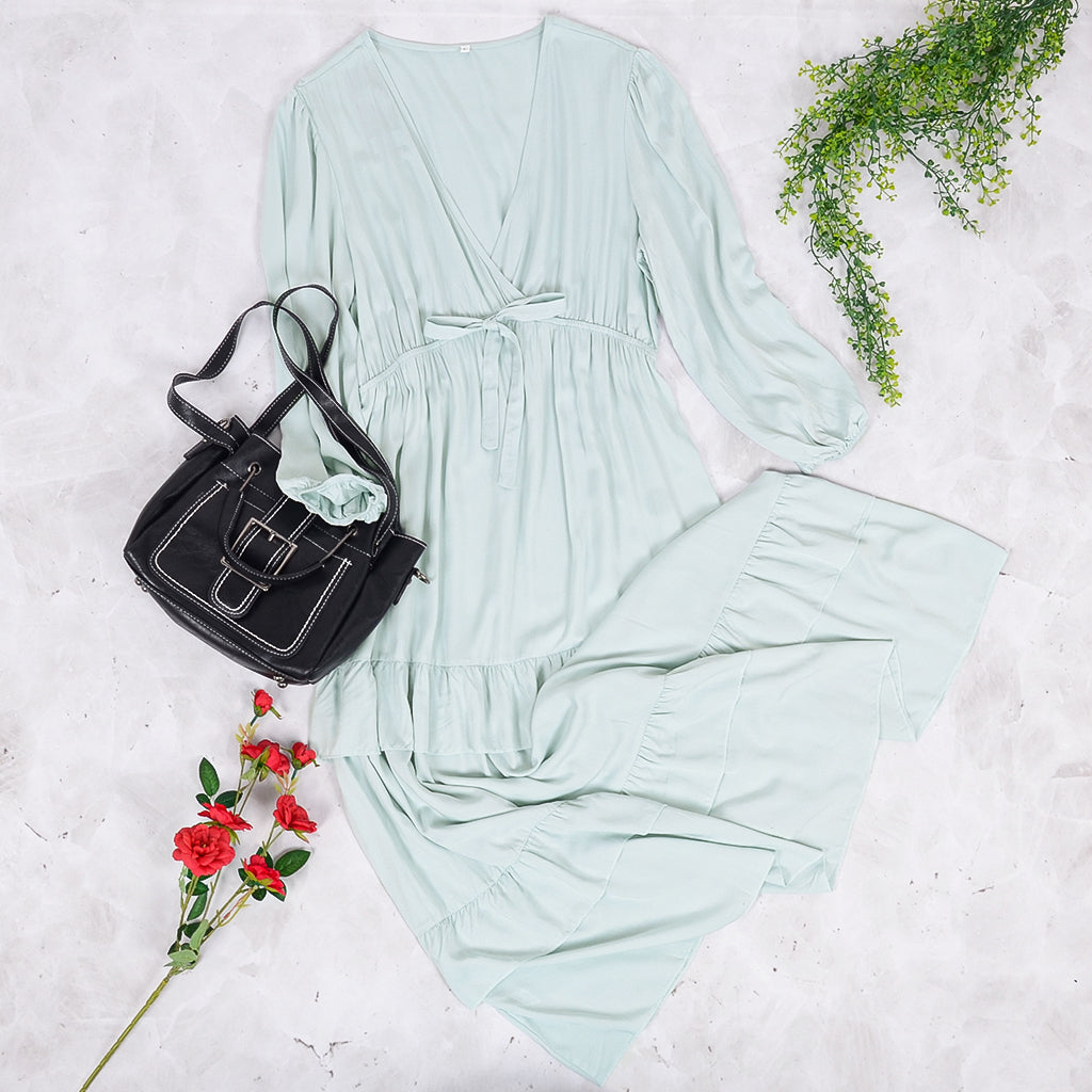 Flowy Ruffle Tunic Dress