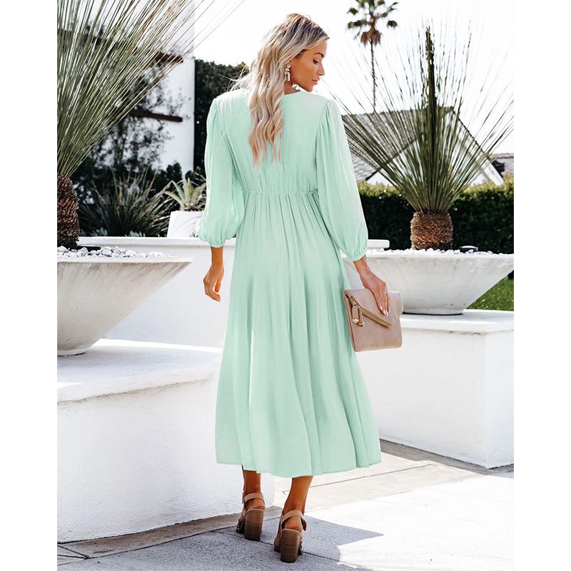 Flowy Ruffle Tunic Dress