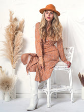 Floral Print Up Tunic Dress