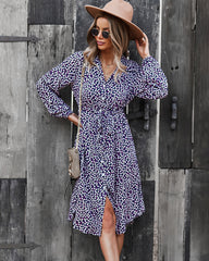 Floral Tie Waist Dress