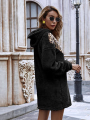 Two Tone Hoodie Dress