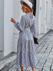 High Floral Vintage Dress