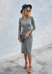 Twist Classic Bodycon Dress