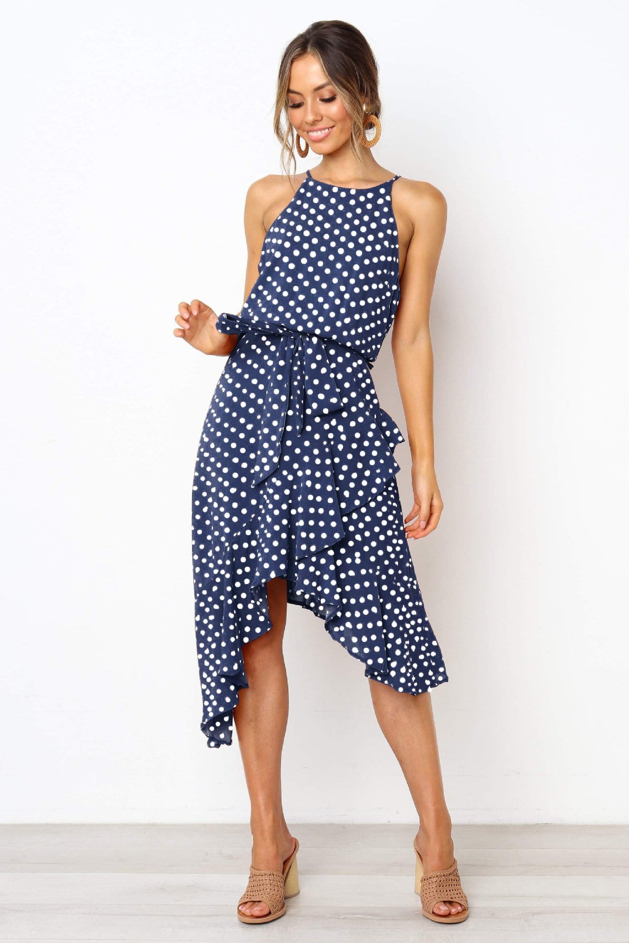 Polka Dot Wrap Dress