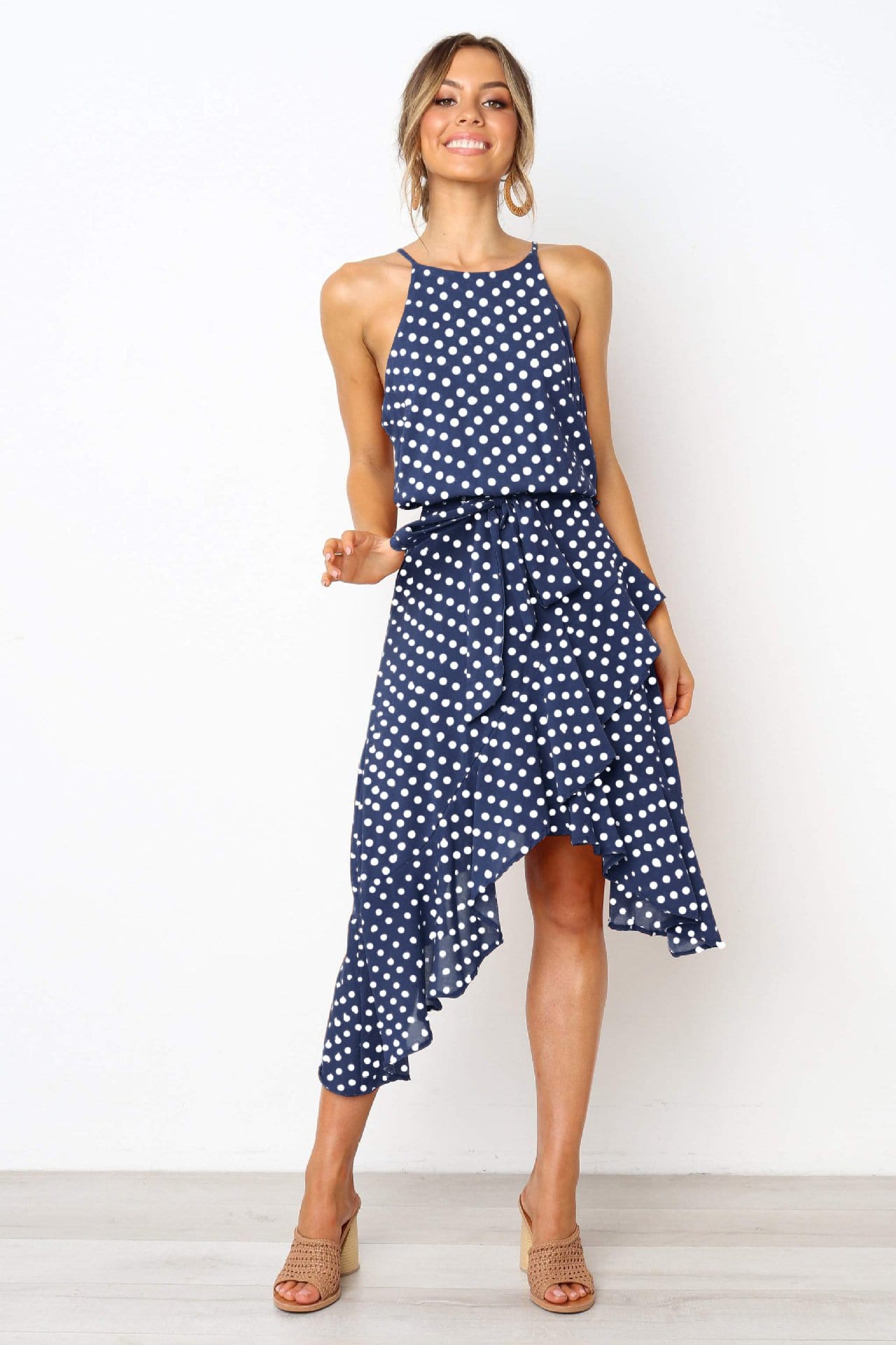 Polka Dot Wrap Dress
